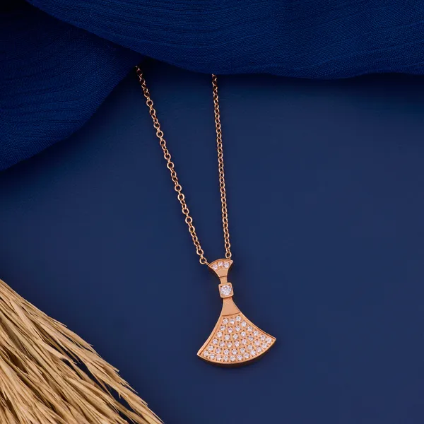 Gold_Double_Heart_Pendant_Necklace_And_Rose_Gold_Plated_Diamond_Fan_Shaped_Pendant_Necklace_For_Women_And_Girls_Combo_Pack_Of_2